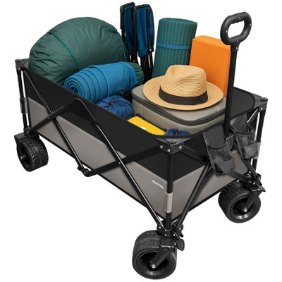 House Of Home 120L Folding Utility Trolley Garden Home Camping Festival Collapsible CartCarry Bag from B&Q