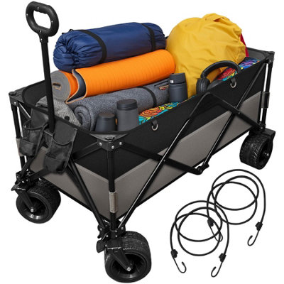 House Of Home 220L Folding Utility Trolley Garden Home Camping Festival Collapsible CartCarry Bag from B&Q