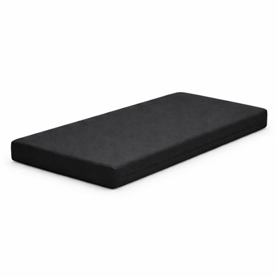 House Of Home Outdoor Bench Cushion Black 2 Seater 108Cm from B&Q
