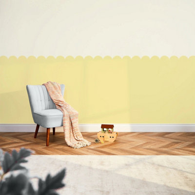 I Love Wallpaper Boho Mermaid Mural In Mustard (300Cm X 240Cm) from B&Q