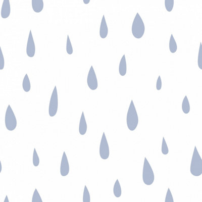 I Love Wallpaper Summer Raindrops Wallpaper Blue