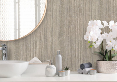 Aquabord LaminateArctic GalaxyOffer Includes 1 Panel1 Tube AdhesiveAnd 1 Edge Trim from B&Q