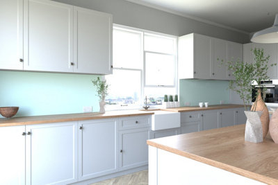 Proclad Mint Pvc Kitchen Splashbacks-2440X600X2.5mm - Offer Includes 1 Tube Proclad Adhesive