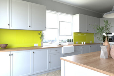 Proclad Lime Pvc Kitchen Splashbacks-2440X600X2.5mm - Offer Includes 1 Tube Proclad Adhesive