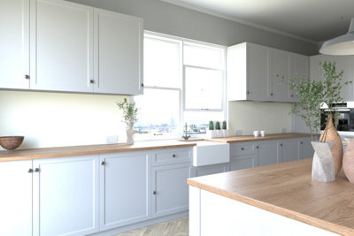 Proclad Creme Pvc Kitchen Splashbacks-2440X600X2.5mm - Offer Includes 1 Tube Proclad Adhesive