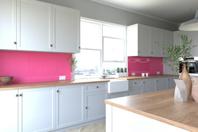 Proclad Blush Pvc Kitchen Splashbacks-2440X600X2.5mm - Offer Includes 1 Tube Proclad Adhesive