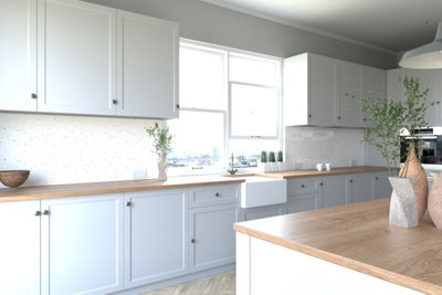 Proclad Arctic Laminate Splashback For Kitchens-2400X1200x10mm - Offer Includes Tube Adhesive Size 1