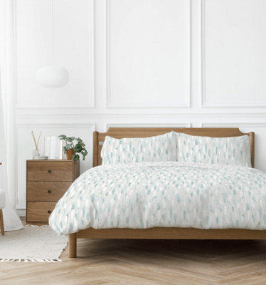 Copenhagen Home Rayne Reversible Single Duvet Cover With Pillowcases - Blue