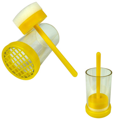 Hagens Beekeeping Qr177 Queen Marking Tube With Plunger Yellow from B&Q