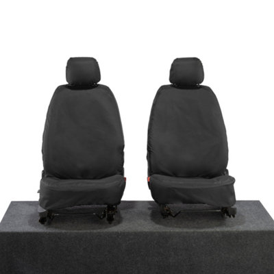 B&Q -  Toyota Hilux 2005-2016 Black Front Seat Covers2 Seats