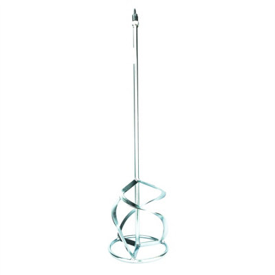 Toolty Professional Mixing Paddle Stirrer Mixer Whisk Agitator 160X750mm M14 Thread Negative Galvanized Steel For Concrete Plaster from B&Q