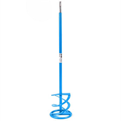 Toolty Italian Mixing Paddle Mixer Whisk Stirrer Agitator 120X750mm Sds Powder Coated Steel Positive 2Blade For Gypsum Cement from B&Q