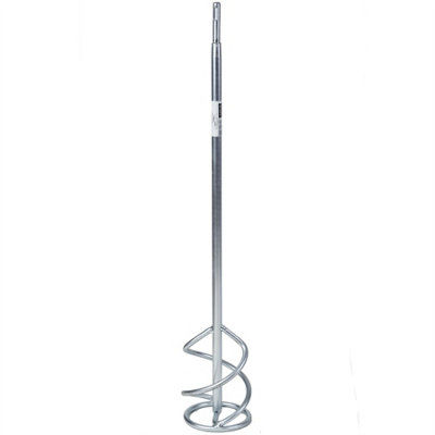 Toolty Propeller Mixing Paddle Stirrer Whisk Agitator 105X600mm Sds Galvanized Steel Positive 2Blade For Leveling Mass from B&Q