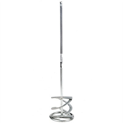 Toolty Italian Mixing Paddle Stirrer Agitator Mixer Whisk 80X500X8mm Hex Galvanized Steel For Adhesive Mortar Plaster Diy from B&Q