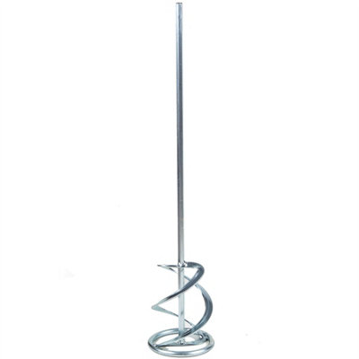 Toolty Helix Plus Mixing Paddle Stirrer Agitator Whisk Mixer 120X600X10mm Hex Galvanized Steel For Plaster Concrete Mortar Diy from B&Q