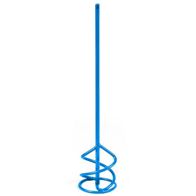 Toolty Mixing Paddle Stirrer Mixer Whisk Agitator 85X400x8mm Hex Powder Coated Steel For Plaster Concrete Cement Mortar Diy