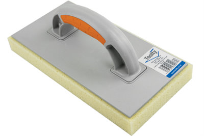 Toolty Sponge Grouting Float 280X140X30mm Hydro-Absorbing Two Component Handle For Tiling Finishing Tool Trowel Floors Walls Diy from B&Q