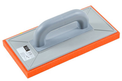 Toolty Sponge Grouting Float 280X140X20mm Orange Rubber For Tiling Finishing Tool Trowel Floors Walls Diy from B&Q