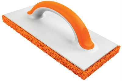 Toolty Sponge Grouting Float 280X140X30mm Hydro Rubber Duo Color Handle For Tiling Finishing Tool Trowel Floors Walls Diy from B&Q