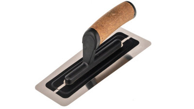 Toolty Flexible Venetian Trowel With Cork Handle On Polyamide Foot 240mm For Plastering Rendering Smoothing Diy from B&Q