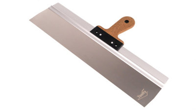 Toolty Filling Taping Spatula With Cork Handle On Aluminium Profile 550/90mm Stainless Steel For Plastering Finishing Rendering from B&Q