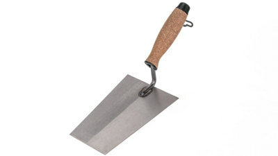 Toolty Bucket Trowel With Cork Handle 180mm Grinded Carbon Steel For Brickwork And Plastering Rendering Masonry Diy from B&Q