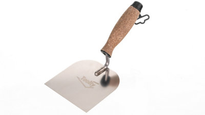 Toolty Margin Wall Putty Finishing Trowel With Cork Handle 120mm Stainless Steel For Brickwork And Plastering Rendering Diy K from B&Q