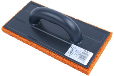 Toolty Sponge Grouting Float 280X140X15mm Hydro Rubber Orange For Tiling Finishing Tool Trowel Floors Walls Diy from B&Q
