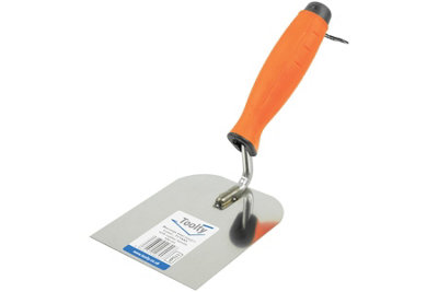 Toolty Stucco Wall Putty Finishing Trowel With Rubber Handle 100mm Stainless Steel For Brickwork And Plastering Rendering Diy from B&Q
