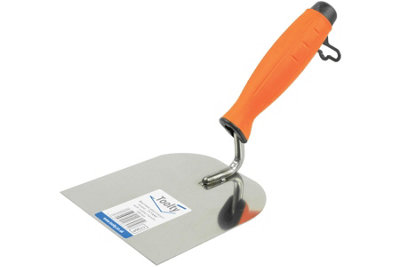 Toolty Stucco Wall Putty Finishing Trowel With Rubber Handle 120mm Stainless Steel For Brickwork And Plastering Rendering Diy from B&Q