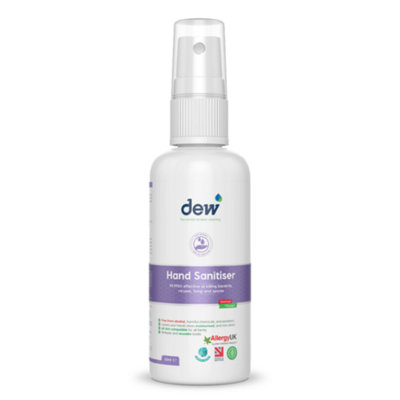Eco360 Dew Hand Cleansing Water Mineral Hypoallergenic Eco Friendly Refillable 65Ml Travel Size from B&Q