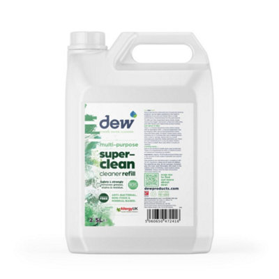 Eco360 Dew Multi-Purpose Cleaner Degreaser Superclean Fragrance-Free Refill 2.5L from B&Q