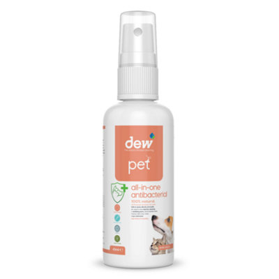 Eco360 Dew Pet All In One Antibacterial 100% Mineral Hypoallergenic Fast Acting Effective Against Bacteria Neutralises Pet Odour 65Ml from B&Q