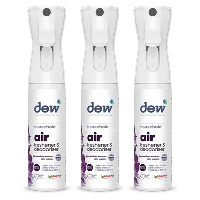 DEW Household Air Freshener & Deodoriser 300Ml X 3 Pack from B&Q