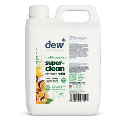 DEW Multi-Purpose Superclean Passion Fruit & Mango Refill 2.5L X 2 Pack from B&Q