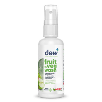 Eco360 Dew Fruit & Veg Wash  Fast Acting No Rinse Pesticide Remover 99.9% Effective Allergy Uk Certified & Vegan Friendly 65Ml from B&Q