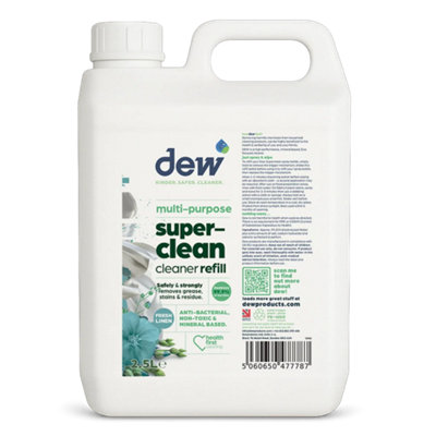 DEW Multi-Purpose Superclean Fresh Linen Refill 2.5L X 2 Pack from B&Q