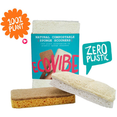 Brand Compostable Eco-Scourers & Sponge Bundle