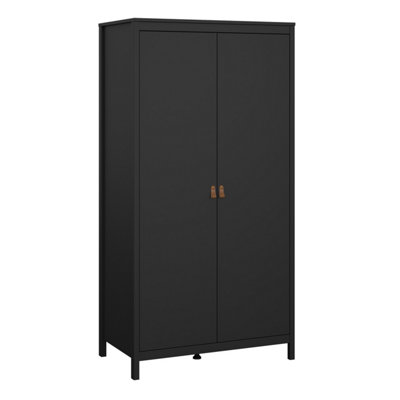 Furniture To Go Barcelona Wardrobe With 2 Doors In Matt Black from B&Q