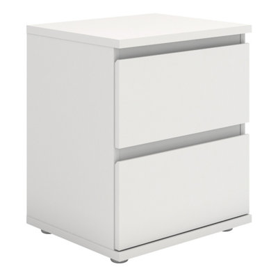 Furniture To Go Nova Bedside 2 Drawer In White from B&Q