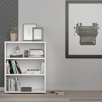 Furniture To Go White Prima Bookcase 2 Shelves In - Wood - 1 - Image 4