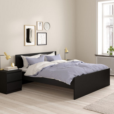 Furniture to Go - Florence Double Bed Frame - Black - Wood - Image 3