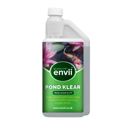 B&Q -  Pond KlearNatural Treatment Clears Green Pond WaterSafe For All Fish And WildlifeTreats 40,000 Litres