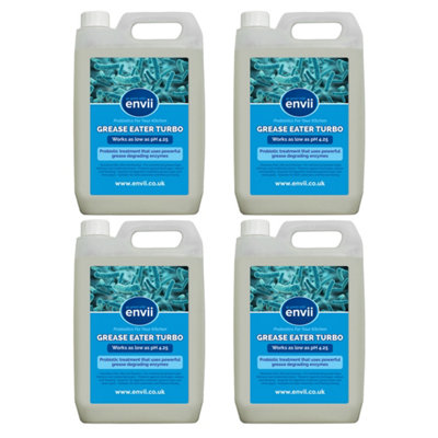 Envii Grease Eater TurboNatural Enzyme Grease Trap Cleaner & Maintainer Treatment20L from B&Q
