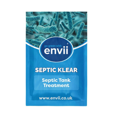 Envii Septic KlearSeptic Tank TreatmentRemoves Smells And Cleans & Unblocks Septic Tanks6 Month Supply Of Tablets from B&Q