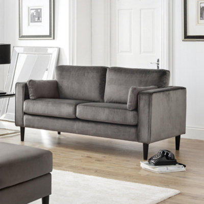 Julian Bowen Hayward 2 Seater Sofa - Grey - Image 7