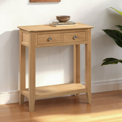 Julian Bowen Cotswold Rectangular Console TableOak from B&Q