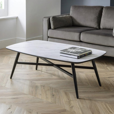 B&Q -  Caruso Marble Effect Coffee Table