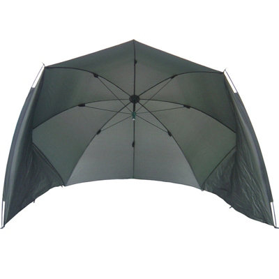 Umbrella Heaven  "bivvy Brolly" Green Fishing Umbrella Bivvy Shelter from B&Q