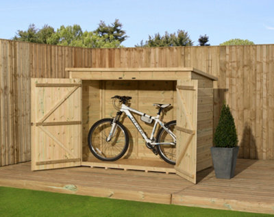 Empire Sheds 6X3 Empire Bike Store Pressure Treated Pressure Treated Tongue And Groove Wooden Garden Shed (6' X 3' / 6Ft X 3Ft) (6X3)